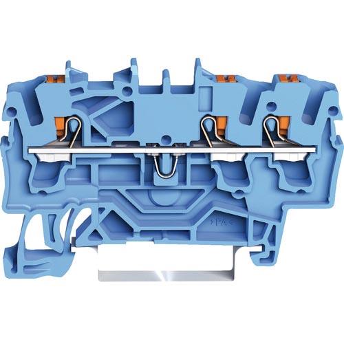 WAGO プッシュボタン操作タイプ スプリング式中継端子台2202シリーズ3線式用 ( 2202-1...