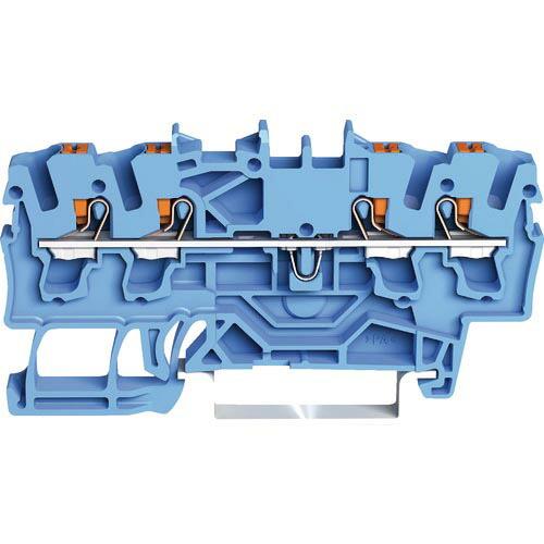 WAGO プッシュボタン操作タイプ スプリング式中継端子台2202シリーズ4線式用 ( 2202-1...