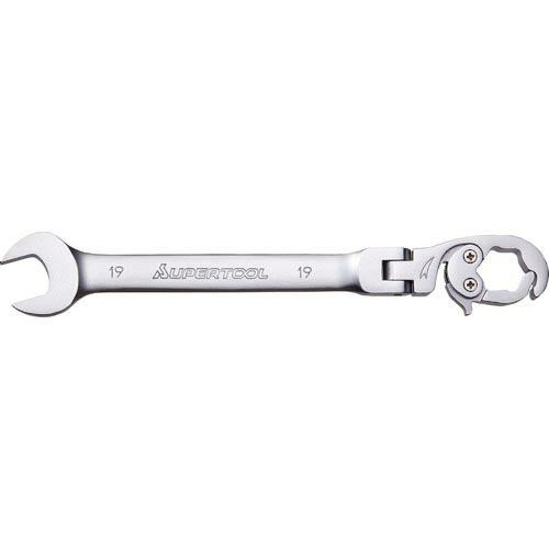 スーパー 配管用レンチ オープンラチェットレンチ(フレックスタイプ)L:170mm 呼び:12 ( ...