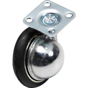 SAMSONG サムソン メタルボールキャスター 自在 ゴム車 60mm ( TP1160-01-CR-RT ) SAMSONG CASTER｜orangetool