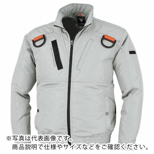 XEBEC 空調服遮熱ハーネスブルゾン シルバーグレー (XE98103-22-5L)