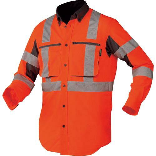 BT スーパークールサマーシャツ オレンジ Sサイズ ( TBZ HI-VIS CL3-01OA )...