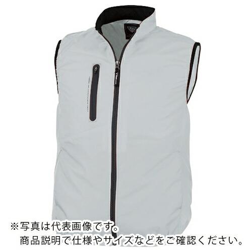 XEBEC 空調服ベスト シルバーグレー (XE98010-22-SS)