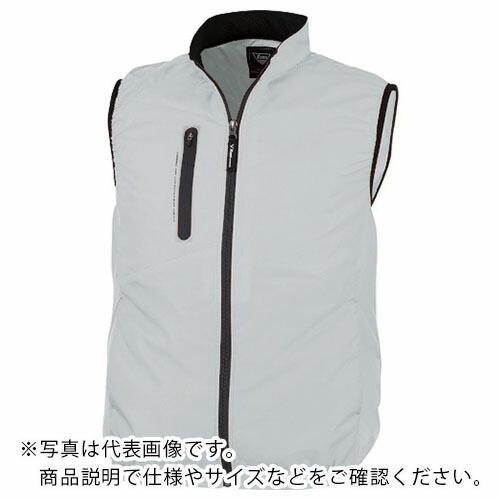 XEBEC 空調服ベスト シルバーグレー (XE98010-22-M)