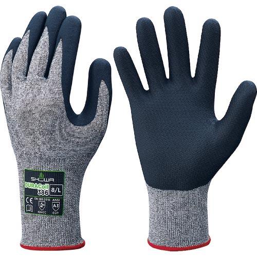 【SALE価格】SHOWA 耐切創手袋 NO386 デュラコイル386 Lサイズ ( NO386-L...