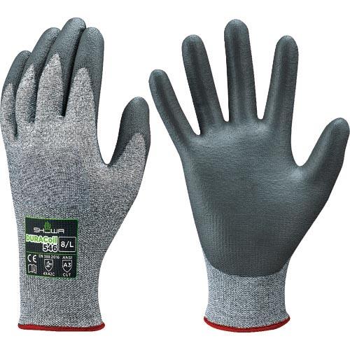 【SALE価格】SHOWA 耐切創手袋 NO546 デュラコイル546 グレー Lサイズ ( NO5...