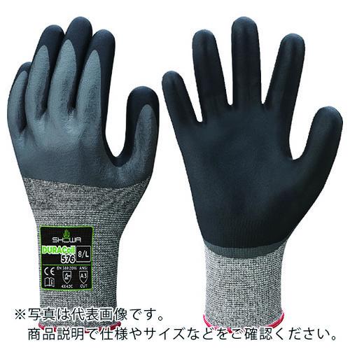 【SALE価格】SHOWA 耐切創手袋 NO576 デュラコイル576 グレー Mサイズ ( NO5...