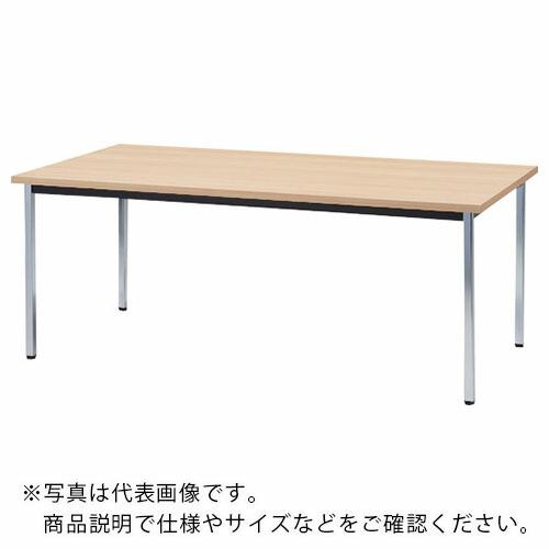 TRUSCO 抗ウイルステーブル チーク 900×900 ( TUVT-0990-T ) トラスコ中...