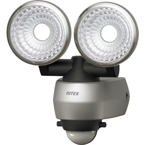 【SALE価格】RITEX 7.5W 2灯 LEDセンサーライト ( LED-AC315 ) (株)...