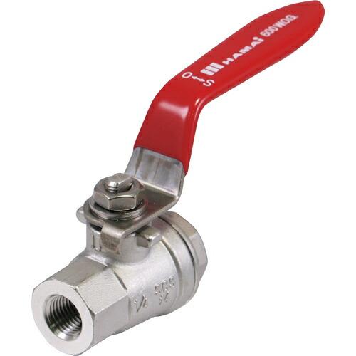 ハマイ ステンレス製禁油処理ボールバルブ(フルボア) 呼び径A10 ( TSS-30-10RC ) ...