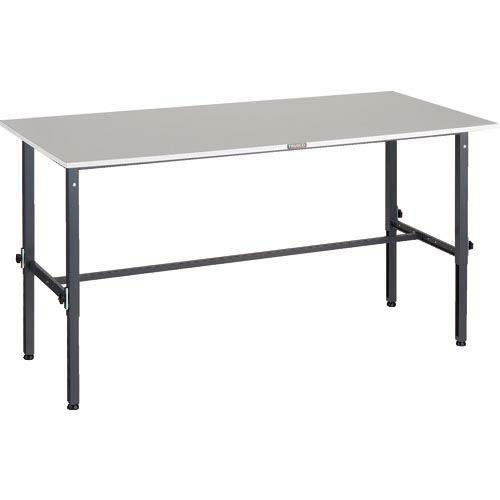 TRUSCO 軽荷重作業台高さ調節式(150kg)RAEM2型 RoHS2対応天板 1800X900...