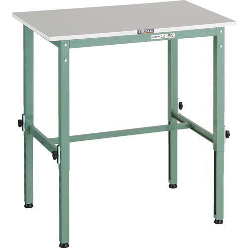 TRUSCO 軽荷重作業台高さ調節式(150kg)RAEM2型 RoHS2対応天板 900X600X...