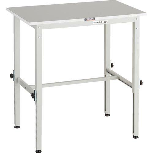 TRUSCO 軽荷重作業台高さ調節式(150kg)RAEM2型 RoHS2対応天板 900X600X...