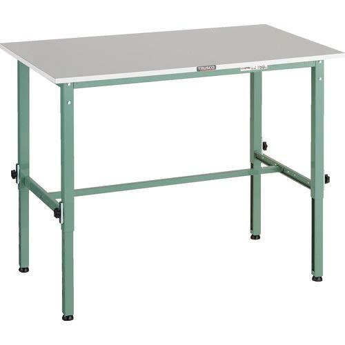 TRUSCO 軽荷重作業台高さ調節式(150kg)RAEM2型 RoHS2対応天板 1200X750...