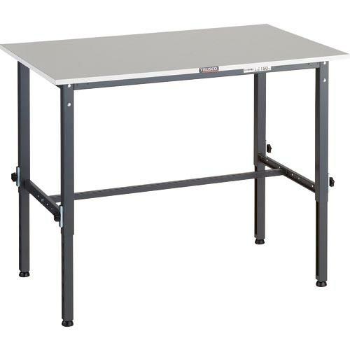 TRUSCO 軽荷重作業台高さ調節式(150kg)RAEM2型 RoHS2対応天板 1200X750...
