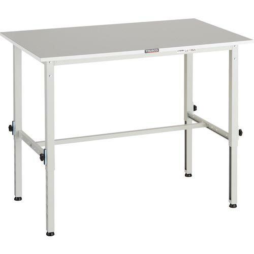 TRUSCO 軽荷重作業台高さ調節式(150kg)RAEM2型 RoHS2対応天板 1200X750...