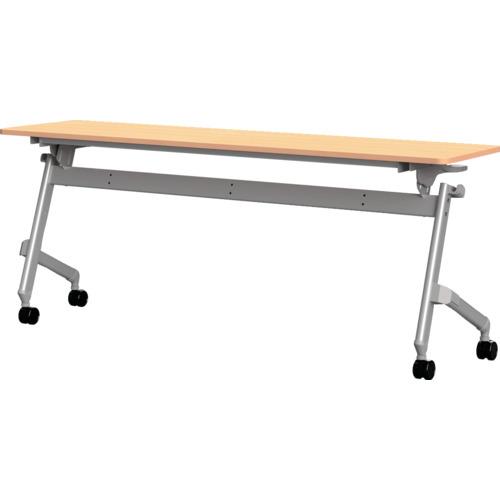 TRUSCO 折りたたみ会議テーブル 1800X450 天板ナチュラル ( TNA-1845-N )...