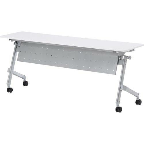 TRUSCO 折りたたみ会議テーブル パネル付 1800X600 天板ホワイト ( TNA-1860...