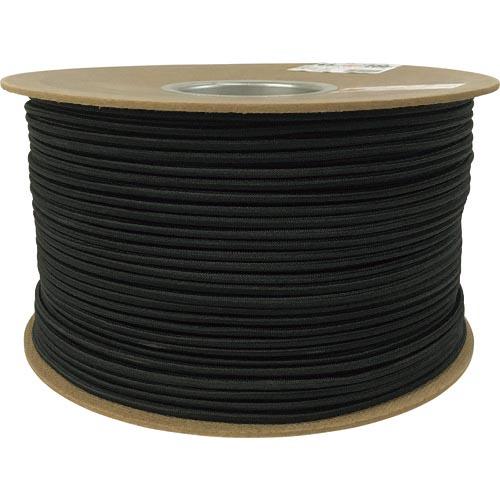 ユタカメイク タイトゴムロープドラム巻 4.5mm×200m ブラック ( PRT-20 )