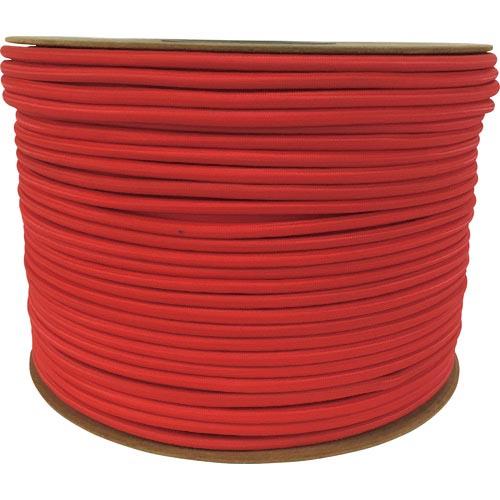 ユタカメイク タイトゴムロープドラム巻 6mm×200m レッド ( PRT-22 )