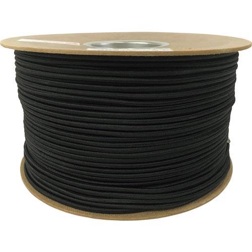 ユタカメイク タイトゴムロープドラム巻 6mm×200m ブラック ( PRT-32 )