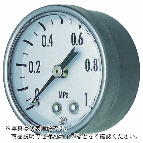 長野 小型圧力計 圧力レンジ(MPa):0~0.4 ( GK25-161-0.4MP ) 長野計器(...