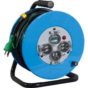 【SALE価格】NICHIDO 電工ドラム 屋外型 フラットドラム 漏電保護専用ブレーカ付 30m ( XW-EB33 ) 日動工業(株)｜orangetool