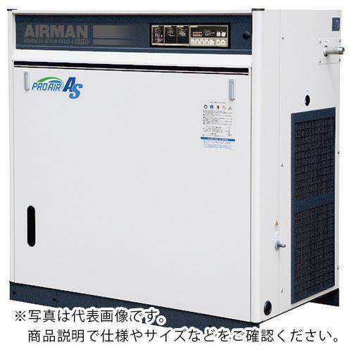 AIRMAN スクリューコンプレッサ ドライヤ無 22KW 60Hz ( SAS22R-6E ) 北...