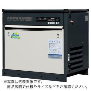 AIRMAN スクリューコンプレッサ ドライヤ付 屋外仕様 3.7KW 50Hz ( SMS4ESD-5C ) 北越工業(株)｜orangetool