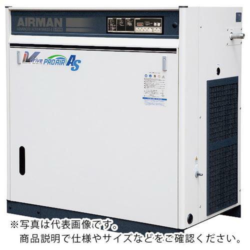 北越 スクリューコンプレッサ ドライヤ無 22KW ( SAS22V-E ) (メーカー取寄)