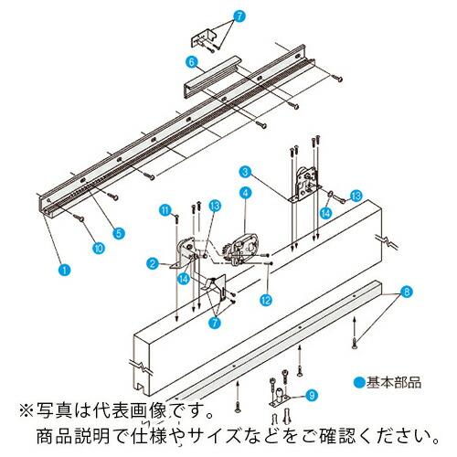 DAIKEN スライデックス 傾斜レールタイプ(自閉式) HCS-3015KT型 左引き用 ( HC...