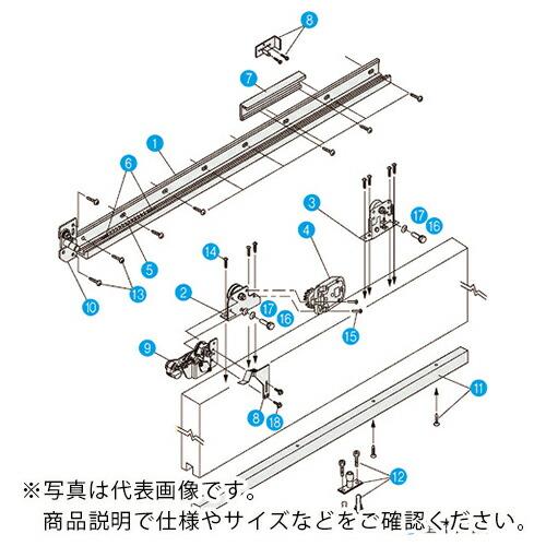 DAIKEN スライデックス 傾斜レールタイプ(自閉式) HCS-30KTF型 左引き用 ( HCS...