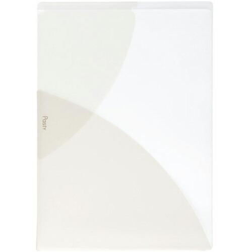 PLUS )PastyクリアーホルダーA4 バニラホワイト ( 98707 ) (5枚セット) プラ...