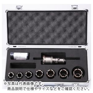 ミヤナガ 深穴ホールソー アルミボックスキット NO.4 SDSプラスシャンク ( PCFALBOX4R )｜orangetool