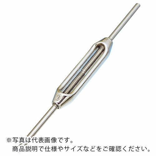 水本 ステンレス 枠式ターンバックル (ストレート&amp;ストレート) 捻子径M3 使用荷重0.39kN ...