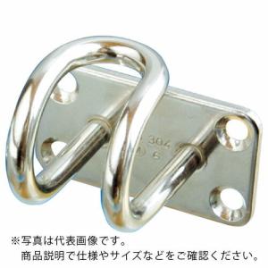 水本 吊金具(ビス止めタイプ) ステンレス ワイヤープレートフック 54mm×30mm 使用荷重0.15kN  ( B-2087 )｜orangetool