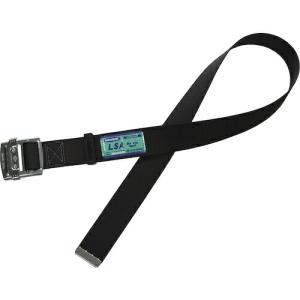 TSUYORON 胴ベルトのみ スチールスライドバックル 黒 Mサイズ 幅50MM×長さ1200MM ( TUB-L90N-BLK-M-BP ) 藤井電工(株) (メーカー取寄)｜orangetool