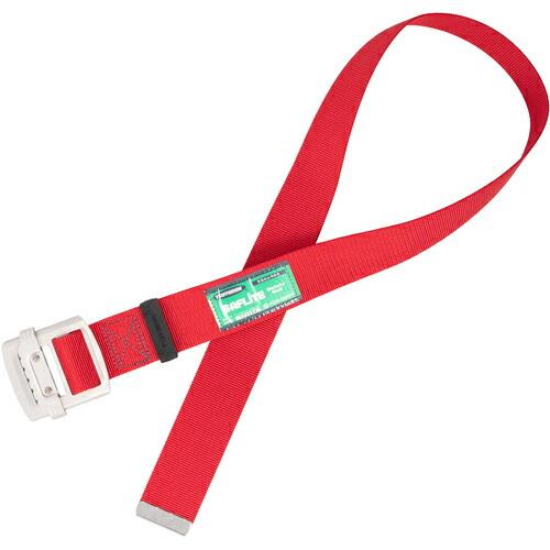 【SALE価格】TSUYORON 胴ベルトのみ アルミスライドバックル 赤 Mサイズ 幅50MM×長...