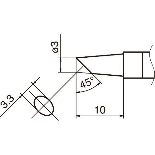 【SALE価格】白光 こて先 3BC型 ( T36-BC3 )