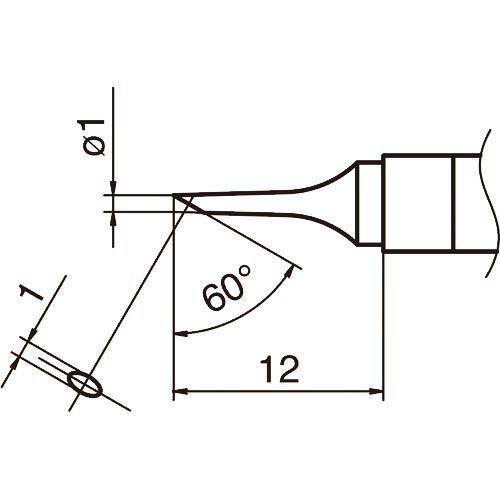 白光 こて先 1C型 ( T36-C1 ) 白光(株)