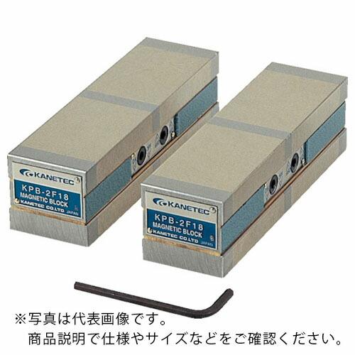 KANETEC 両面吸着永磁ブロック(2個1組) 吸着力500N ( KPB-2F25 ) (メーカ...