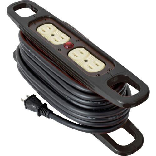 【SALE価格】NICHIDO ハンドリール 100V 2芯×10m 黒 ( HR-104-B-O ...