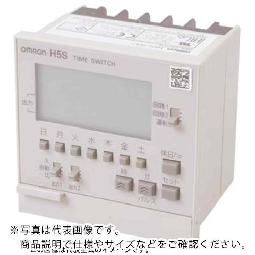 OMRON デジタル・タイムスイッチ AC100-240V 出力2CH 埋込み取りつけ ( H5S-...