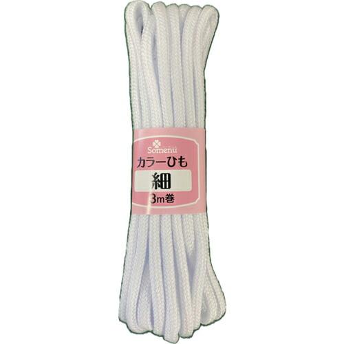 CLOVER カラーひも 細 白 ( 26-129 ) クロバー(株)