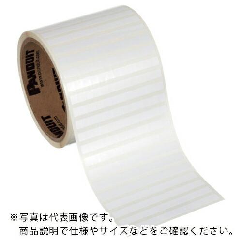 PANDUIT 熱転写プリンタ用コンポーネントラベル ポリエステル 白 サイズ50.8mmx12.7...