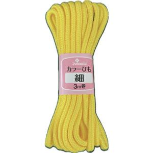 CLOVER カラーひも 細 黄 ( 26-132 ) クロバー(株)｜orangetool