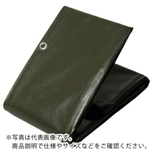 萩原 ターピー エステル帆布トラックシート 1号 ODグリーン ( H1-OD ) 萩原工業(株)