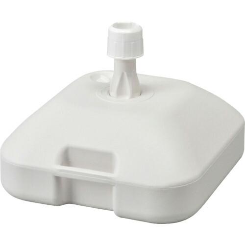 緑十字 のぼり旗用スタンド(注水タイプ) 白 満水時17kg ポリエチレン製 ノボリ用ポール台G型(...