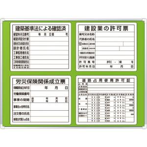 ユニット 表示板取付ベース・表示板付90×120 ( 303-03C ) ユニット(株) (メーカー取寄)｜orangetool