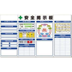 ユニット ◎安全掲示板(大)標準タイプ ( 313-50A ) ユニット(株) (メーカー取寄)｜orangetool